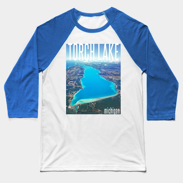 TORCH LAKE Baseball T-Shirt by YourLuckyTee